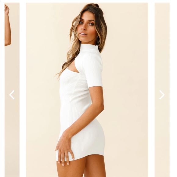 Selfie Leslie mini white dress - Picture 3 of 4